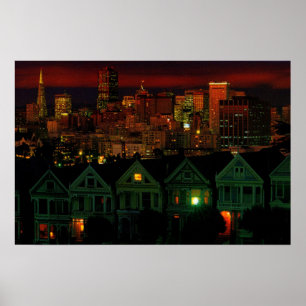 Affiche Alamo Square San Francisco
