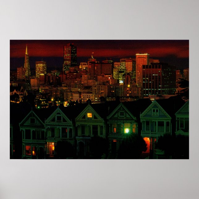 Affiche Alamo Square San Francisco (Devant)