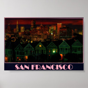 Affiche Alamo Square San Francisco