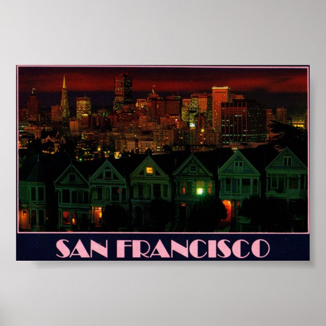 Affiche Alamo Square San Francisco (Devant)