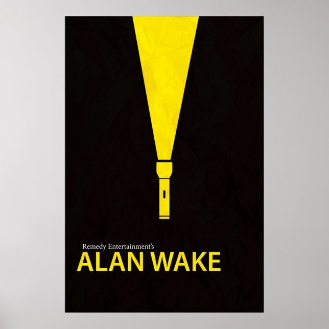 Affiche Alan Wake Minimal (Devant)
