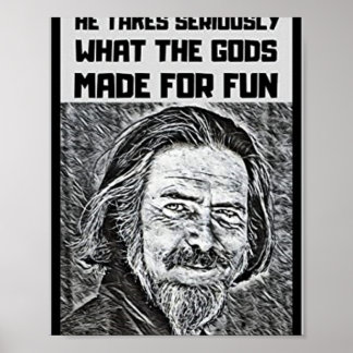 Affiche Alan Watts