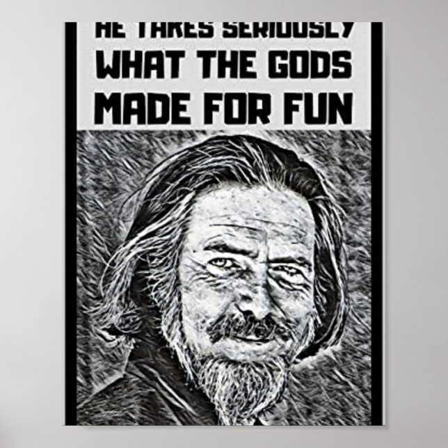 Affiche Alan Watts (Devant)