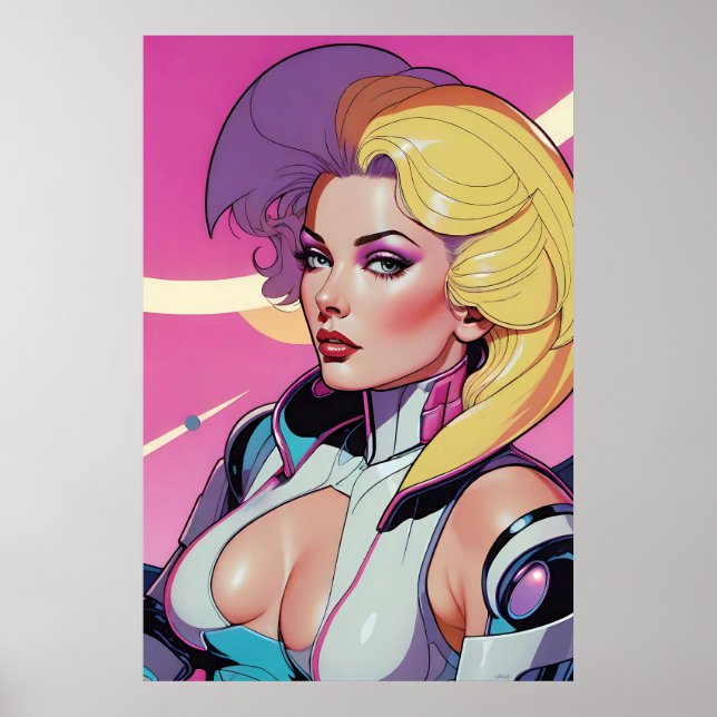 Affiche Alarme à deux tons à l'Agence spatiale Ken Gage (Devant)