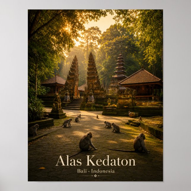 Affiche Alas Kedaton Bali (Devant)