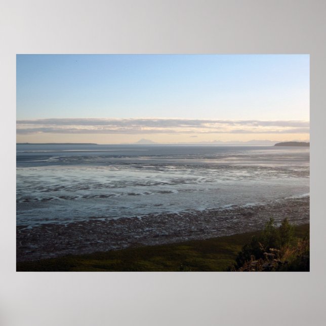Affiche Alaska Cook Inlet Mt Redoute par Zaereth (Devant)