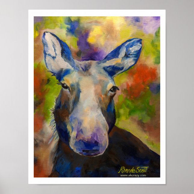 Affiche Alaska M. Moosey Moose Matte Imprimer (Devant)