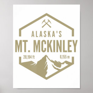 Affiche Alaska Mt McKinley