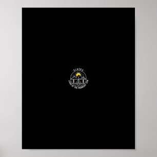 Affiche Alaska Terre Des Croiseurs Du Soleil De Minuit