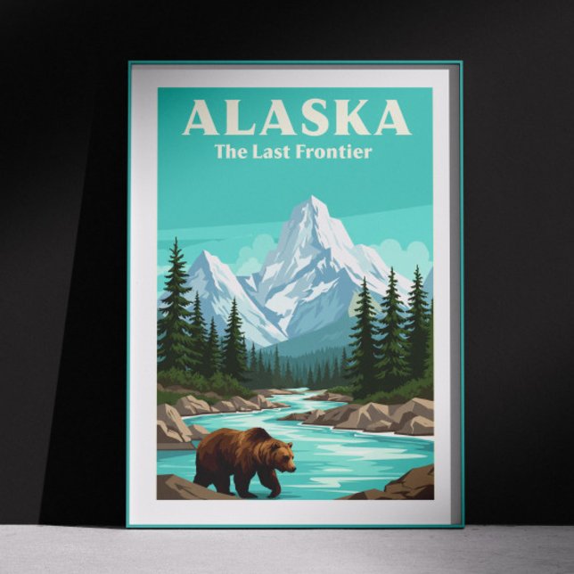 Affiche Alaska vintage (Créateur téléchargé)