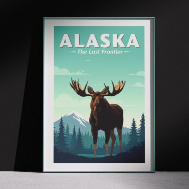 Affiche Alaska vintage (Créateur téléchargé)