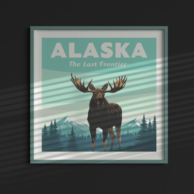 Affiche Alaska vintage (Créateur téléchargé)