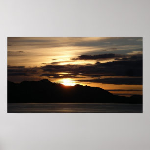 Affiche Alaskan Sunset III Belle photographie de l'Alaska