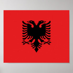 Affiche Albania Flag