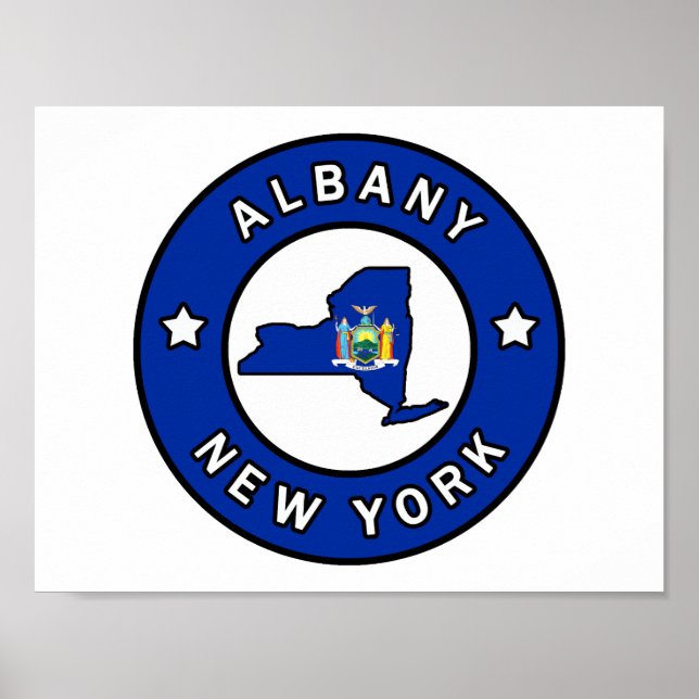 Affiche Albany New York (Devant)