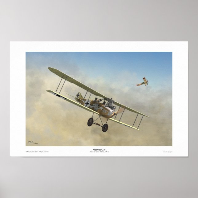 Affiche Albatros C.III (Devant)