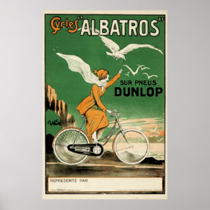 Affiche Albatros Cycles vintages