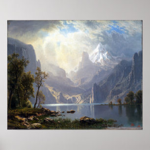 Affiche Albert Bierstadt In the Sierras Lake Tahoe
