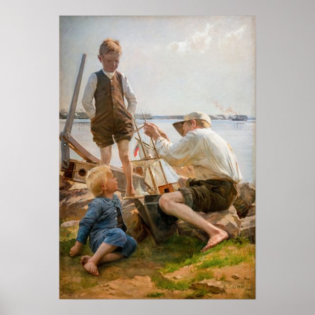 Affiche Albert Edelfeel - Constructeurs de navires (Devant)