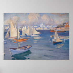 Affiche Albert Edelfeel - Port d'Helsinki