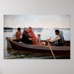 Affiche Albert Edelfelt - En route pour le baptême
