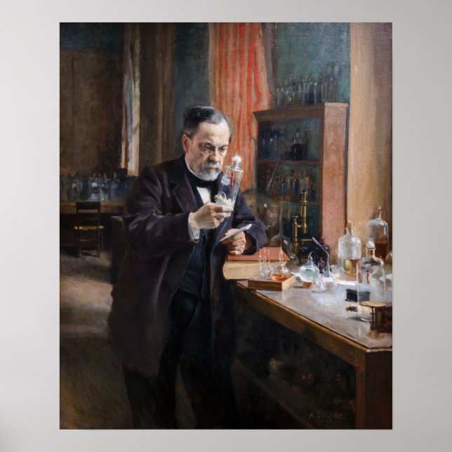 Affiche Albert Edelfelt - Portrait of Louis Pasteur (Devant)