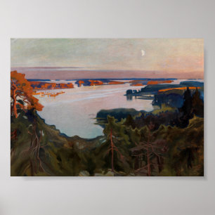 Affiche Albert Edelfelt - Vue sur Haikko