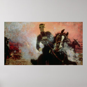Affiche Albert Ier Roi de Belgique dans le Premier Monde