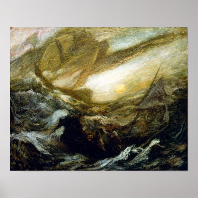 Affiche Albert Pinkham Ryder Flying Dutchman (Devant)