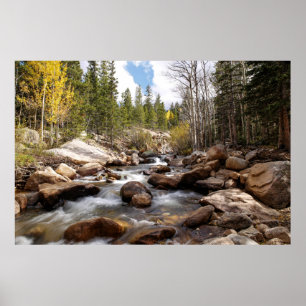 Affiche Alberta Falls In Rocky Mountain National Park