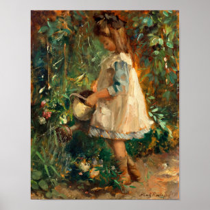 Affiche Albertine dans le jardin   Albert Roelofs