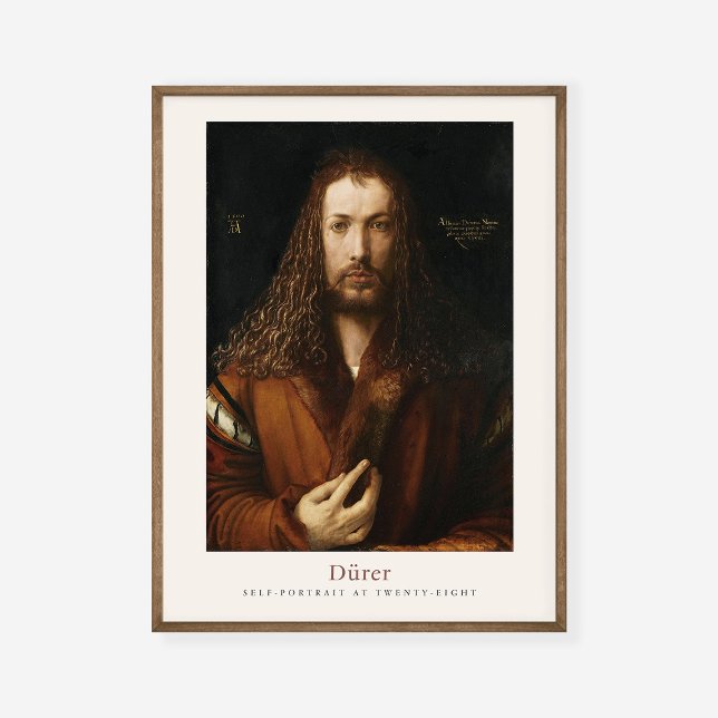 Affiche Albrecht Dürer Durer Autoportrait 1500 Exposition (Créateur téléchargé)