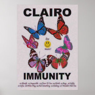 Affiche Album Clairo Immunité
