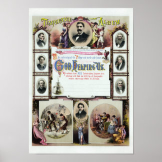 Affiche Album de température - Vers 1871