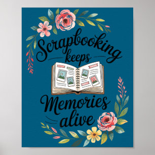 Affiche Album scrapbooking mignon