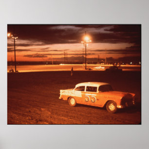 Affiche Albuquerque Speedway Park, Vintage