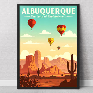 Affiche Albuquerque vintage