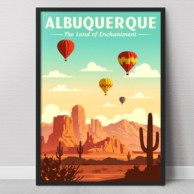 Affiche Albuquerque vintage (Créateur téléchargé)