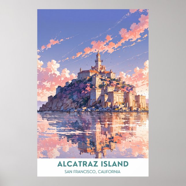 Affiche Alcatraz Island - San Francisco, Californie (Devant)