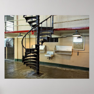 Affiche Alcatraz Penitentiaire Barber Shop