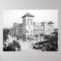 Alcazar Hotel, St Augustine, Floride, 1903