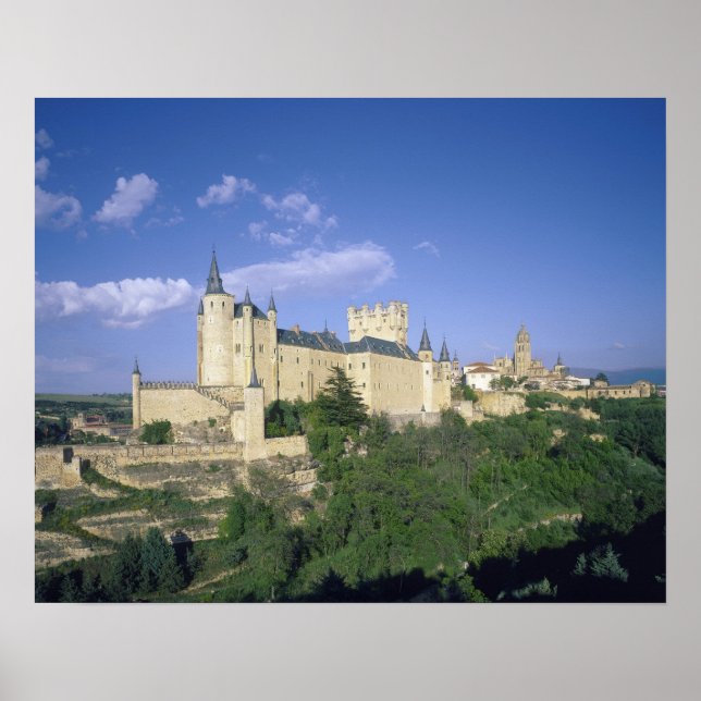 Affiche Alcazar, Ségovie, Castille Leon, Espagne 2 (Devant)