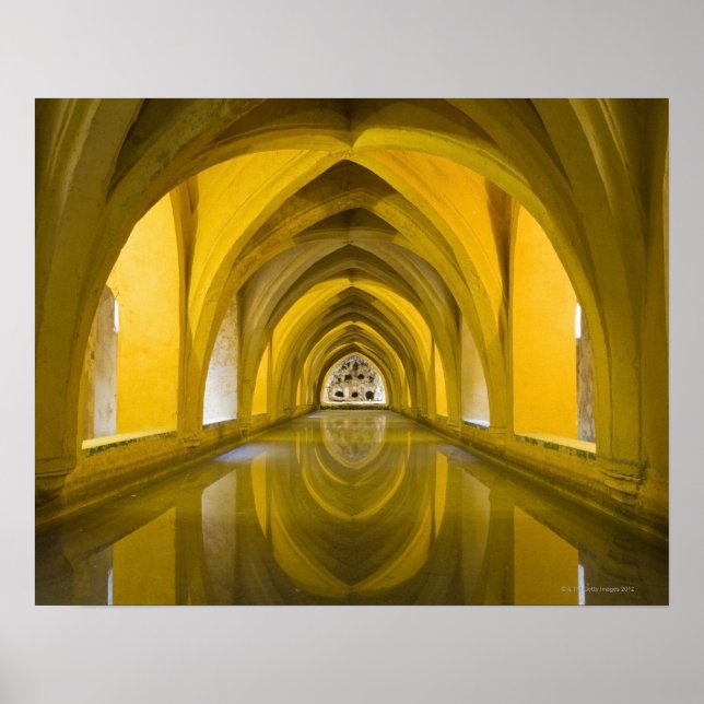 Affiche Alczar de Séville, province de Séville, Espagne (Devant)