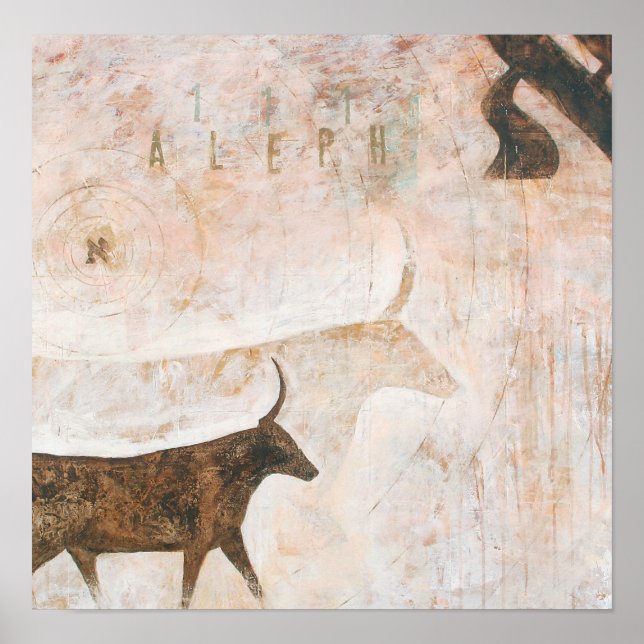 Affiche ALEPH 100x100 cm (Devant)