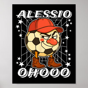 Affiche Alessio Italian-brainrot Soccer Byll Clown Nez Co