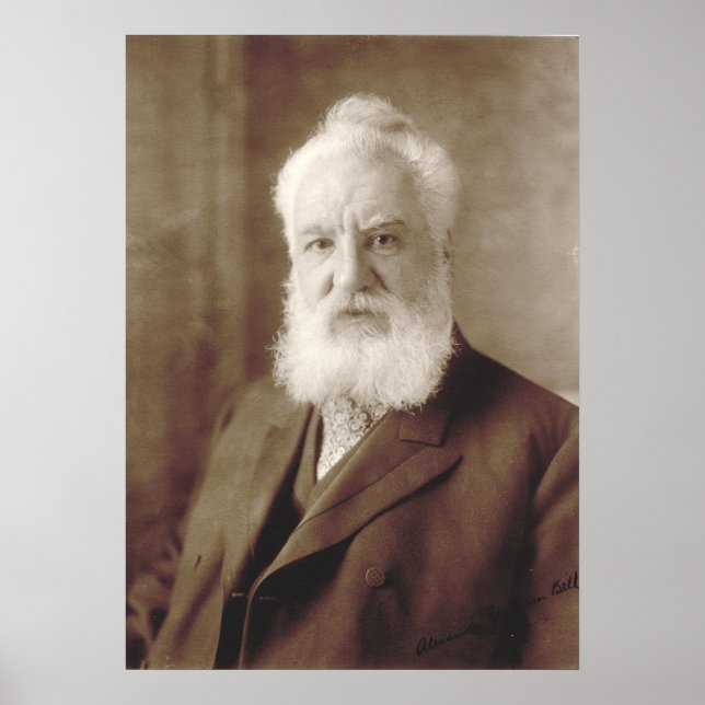 Affiche Alexander Graham Bell Portrait (Devant)