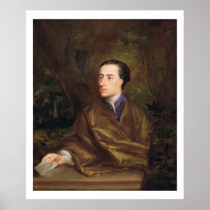 Affiche Alexander Pope (1688-1744) 1738 (huile sur toile)