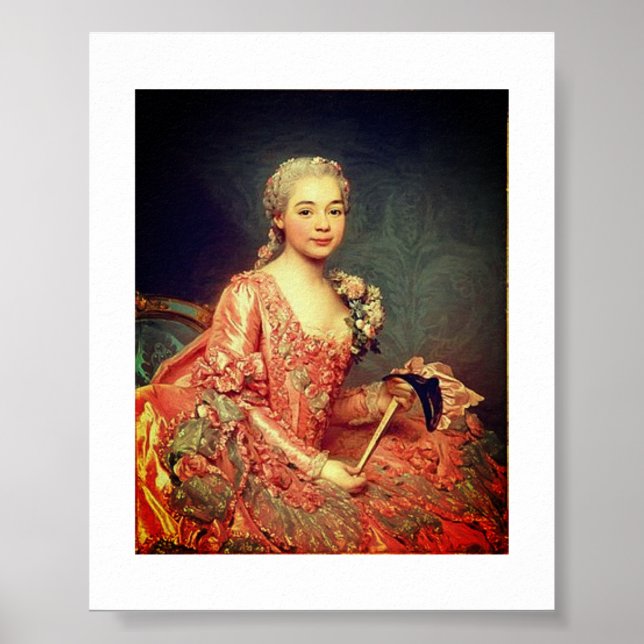 Affiche Alexander Roslin – Baroness de Neubourg-Cromière (Devant)