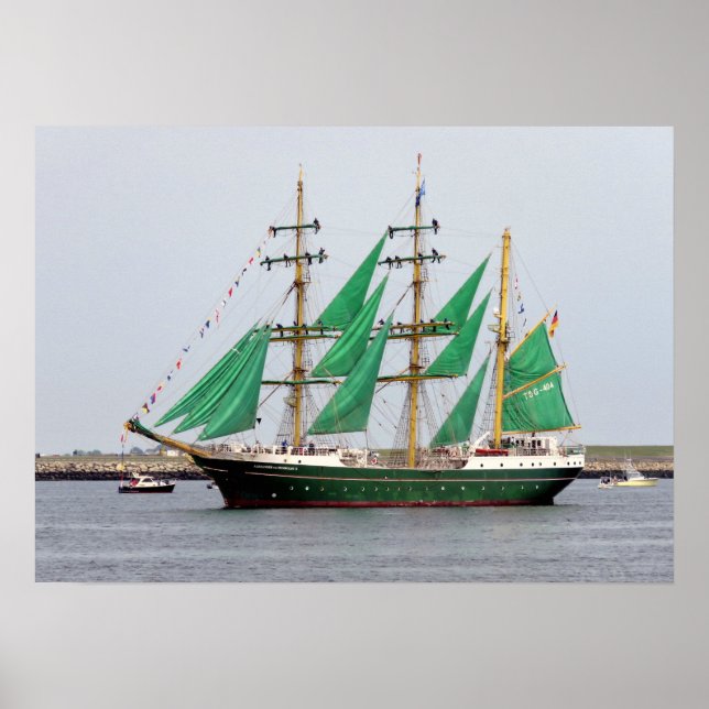 Affiche Alexander von Humboldt II - Allemagne (Devant)