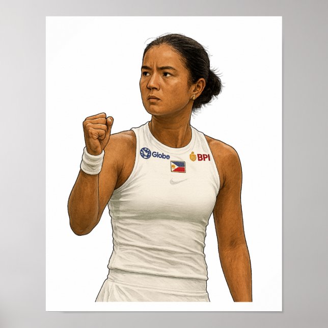 Affiche Alexandra Eala - Champion de Guadalajara 2025 (Devant)